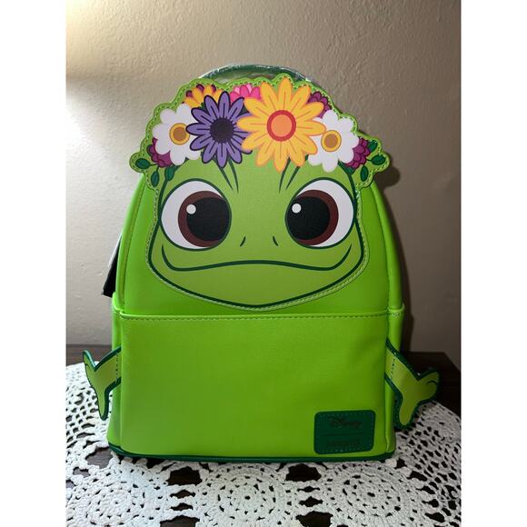Loungefly Disney Tangled Pascal Flower Crown Mini Backpack